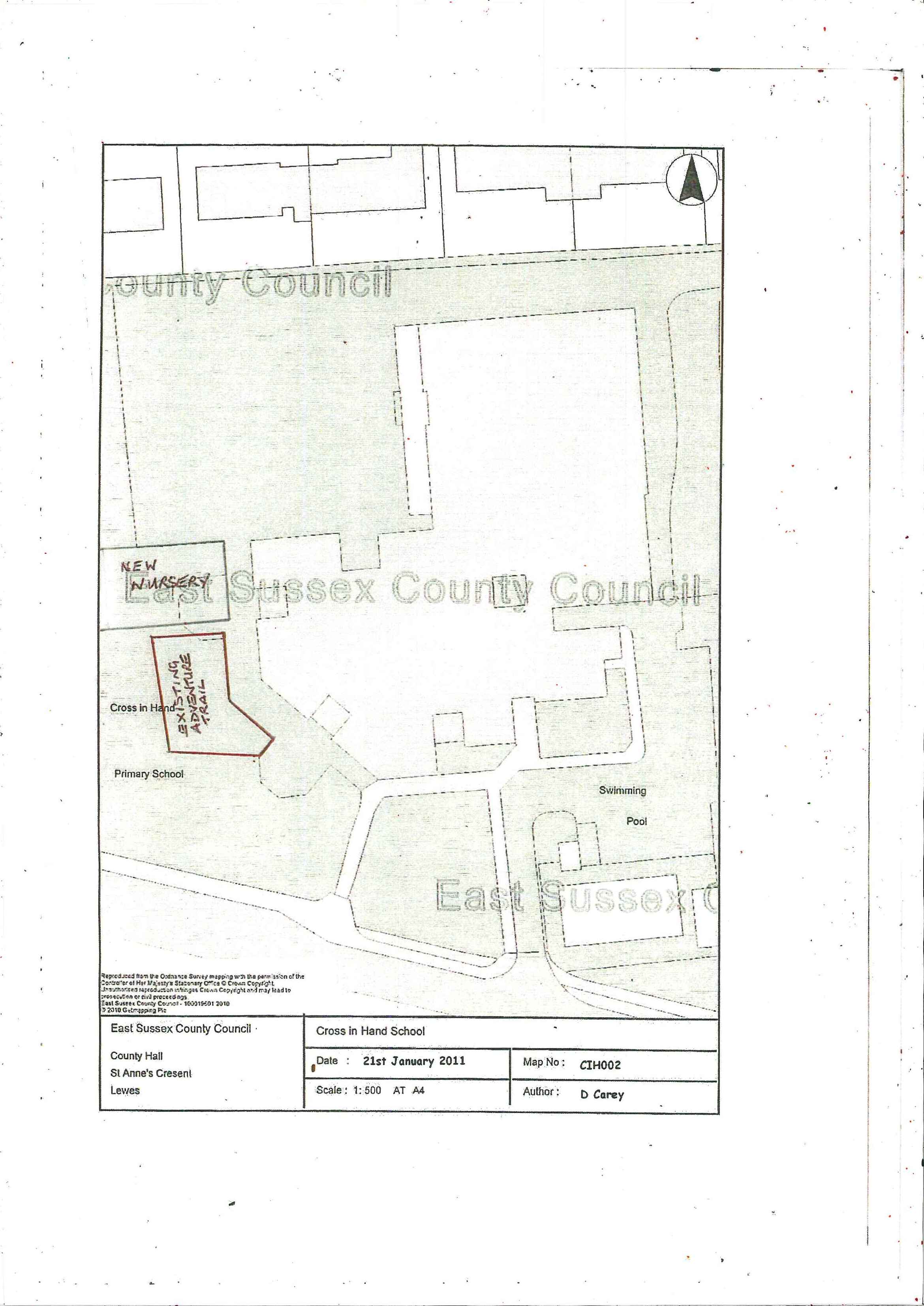 Planning application WD/2995/CC